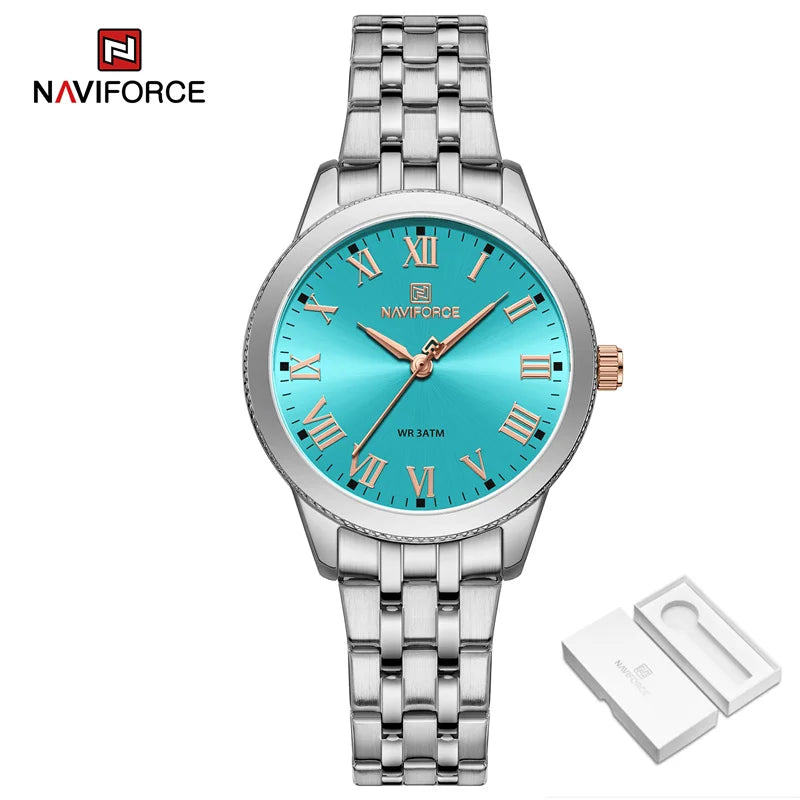 New Women's Luxury Watch Waterproof Elegant Ladies Watch Stainless Steel Bracelet Wristwatches