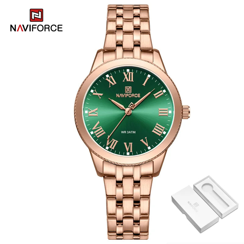 New Women's Luxury Watch Waterproof Elegant Ladies Watch Stainless Steel Bracelet Wristwatches