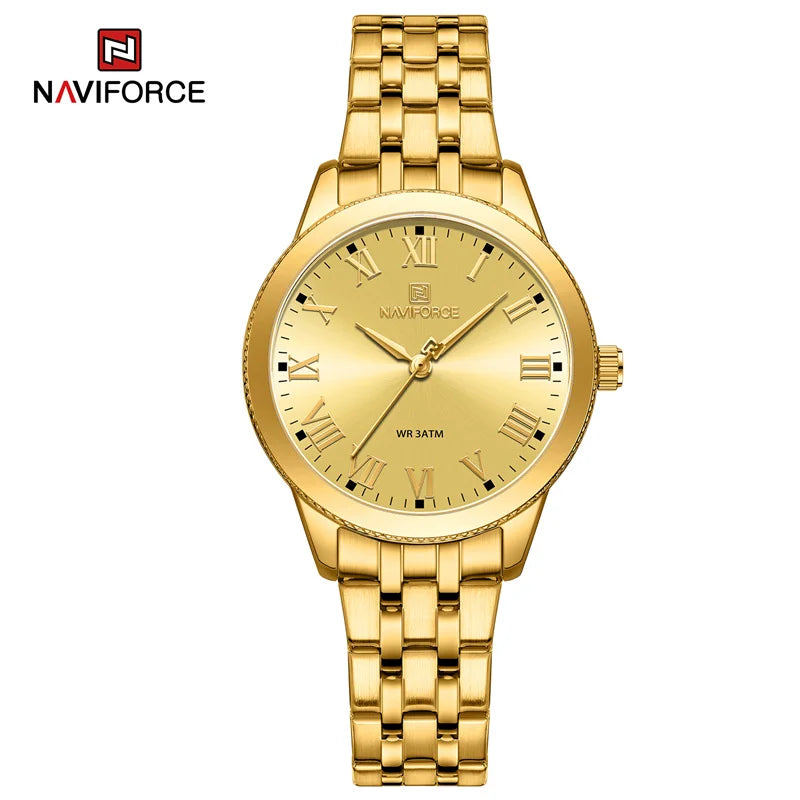 New Women's Luxury Watch Waterproof Elegant Ladies Watch Stainless Steel Bracelet Wristwatches