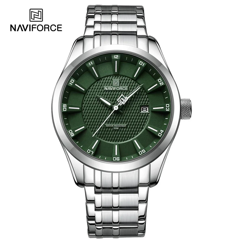 Simple Casual Men's Watch Waterproof High Quality Male Stainless Steel Band Quartz Wristwatch