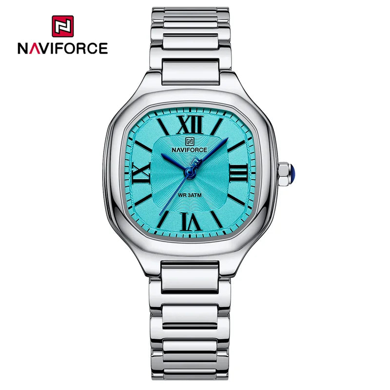 Watch for Women Fashion Luxury Ladies Square Dial Quartz Wristwatches Stainless Steel Band Waterproof Watch