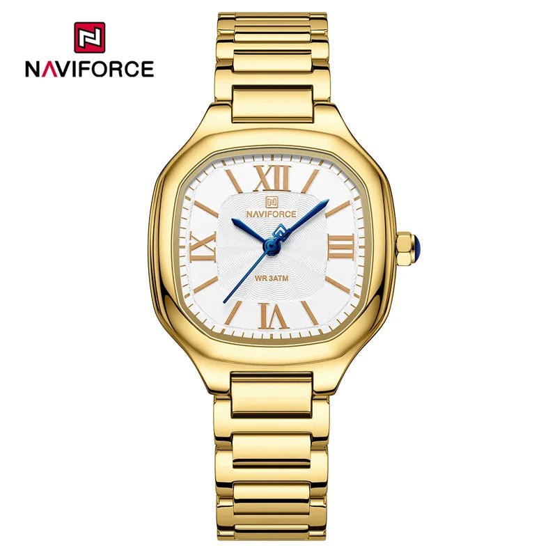 Watch for Women Fashion Luxury Ladies Square Dial Quartz Wristwatches Stainless Steel Band Waterproof Watch