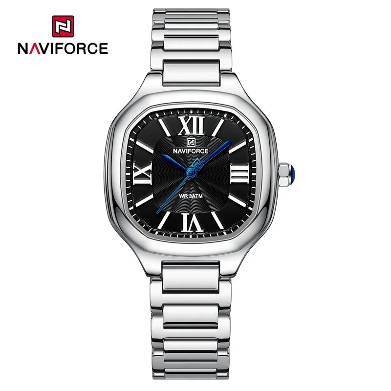 Women Watch Stainless Steel Strap Waterproof Personality Fashion Female Quartz Wristwatch