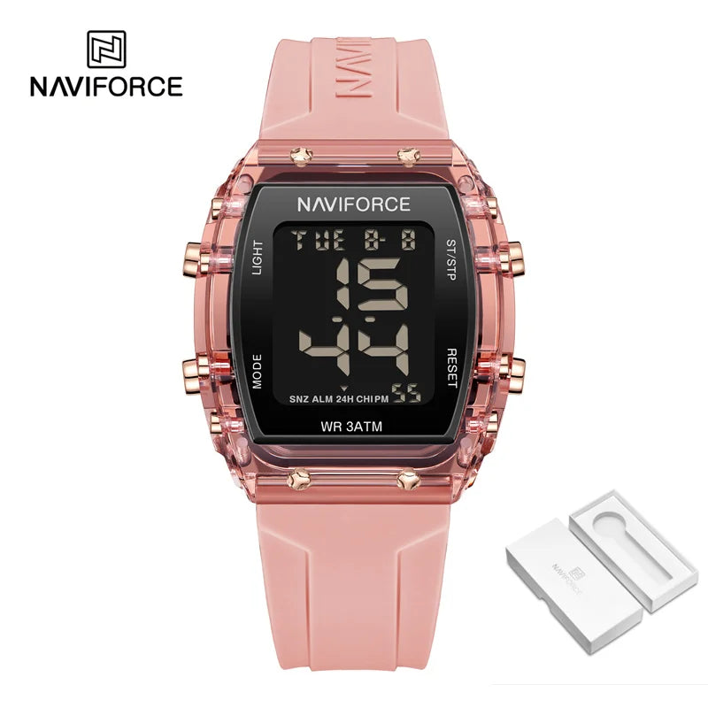 Women's Watches Silicone Strap Female Electronic Watch Waterproof Ladies Wristwatches