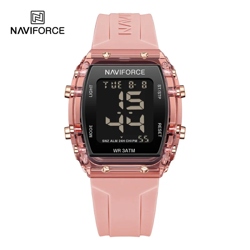 Women's Watches Silicone Strap Female Electronic Watch Waterproof Ladies Wristwatches