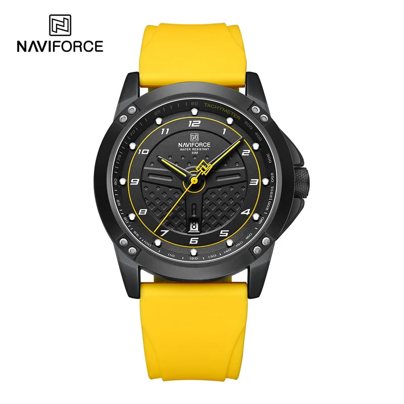 Casual Quartz Wristwatch Fashion Waterproof Men's Watches Sport Silicone Strap Male Luminous Watch