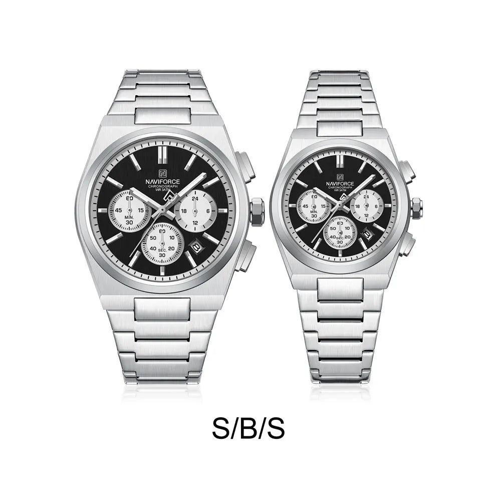 Couple Watches Pair Men Women Fashion Luxury Quartz Wristwatches Watch Waterproof Stainless steel Watch Sets