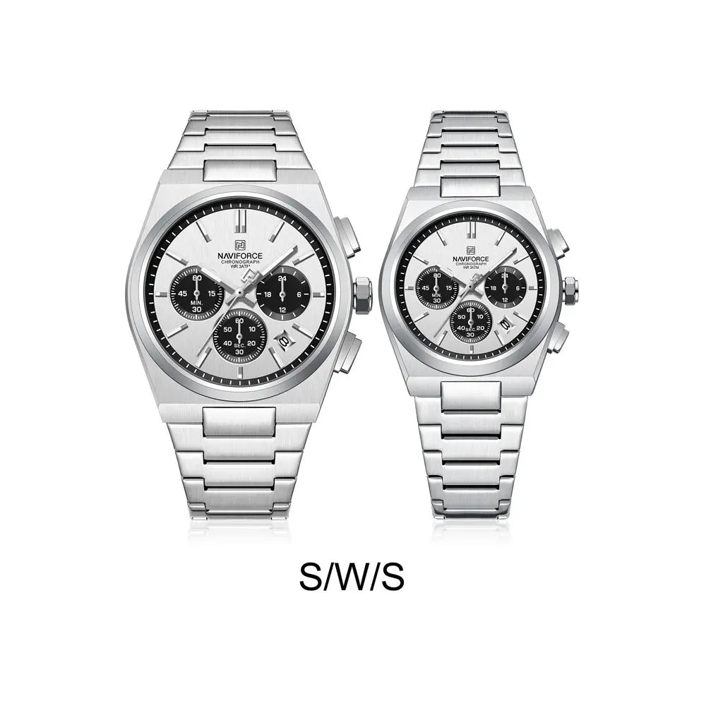 Couple Watches Pair Men Women Fashion Luxury Quartz Wristwatches Watch Waterproof Stainless steel Watch Sets