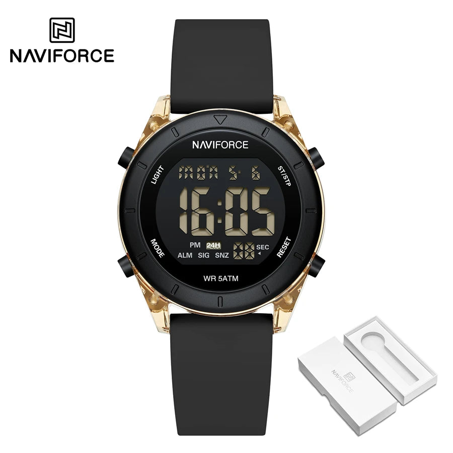 Digital Watches Lady Sports Wristband Multifunction Waterproof Chrono Wristwatch Outdoor Girls Fashion Student Watch