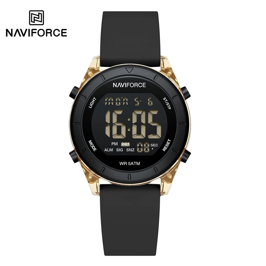 Digital Watches Lady Sports Wristband Multifunction Waterproof Chrono Wristwatch Outdoor Girls Fashion Student Watch