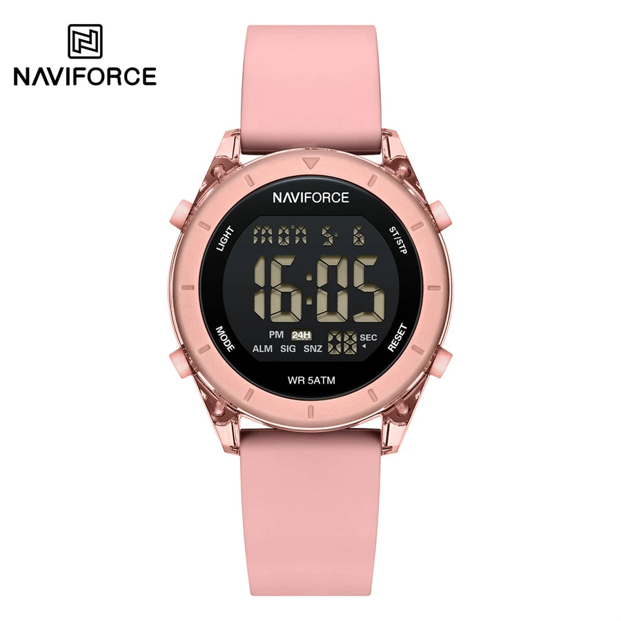 Digital Watches Lady Sports Wristband Multifunction Waterproof Chrono Wristwatch Outdoor Girls Fashion Student Watch