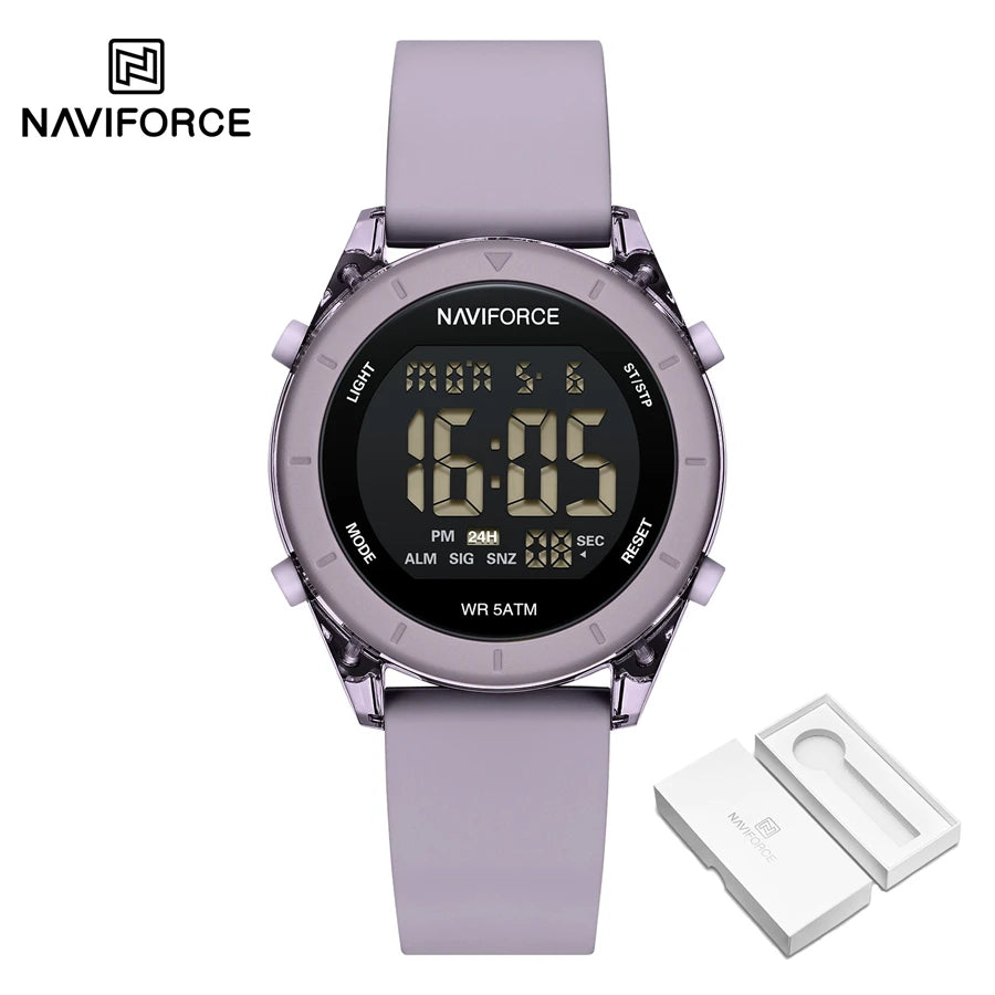 Digital Watches Lady Sports Wristband Multifunction Waterproof Chrono Wristwatch Outdoor Girls Fashion Student Watch