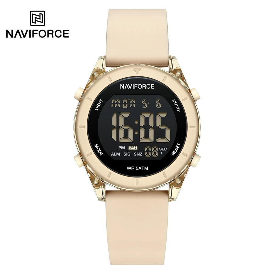 Digital Watches Lady Sports Wristband Multifunction Waterproof Chrono Wristwatch Outdoor Girls Fashion Student Watch