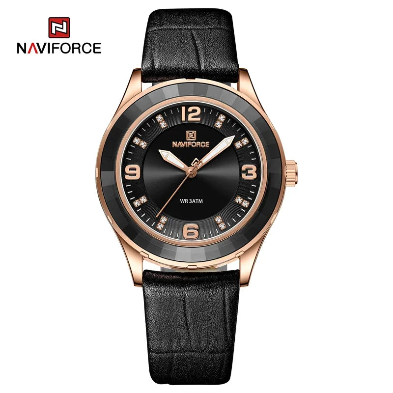 Elegant Watch for Women Fashion Casual Ladies Waterproof Wristwatch Leather Belt Ladies Watch