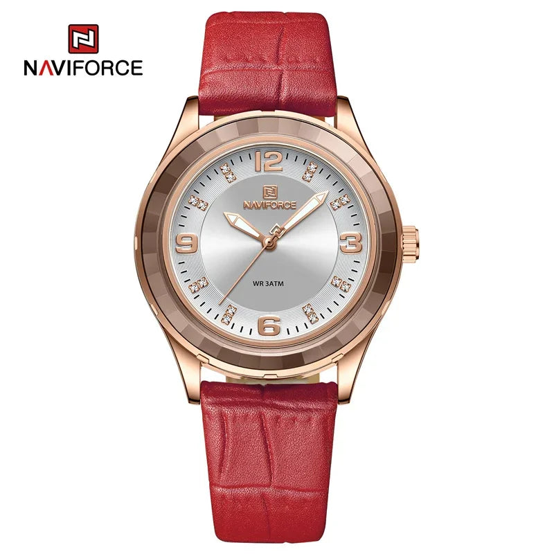 Elegant Watch for Women Fashion Casual Ladies Waterproof Wristwatch Leather Belt Ladies Watch