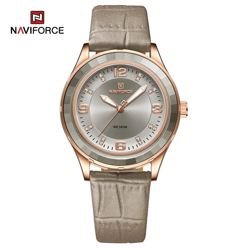 Elegant Watch for Women Fashion Casual Ladies Waterproof Wristwatch Leather Belt Ladies Watch