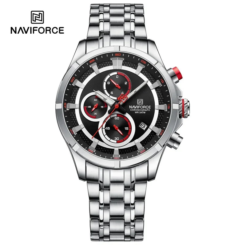 Fashion Watch for Men Original Sports Calendar Watch Waterproof Chronograph Quartz Wristwatch