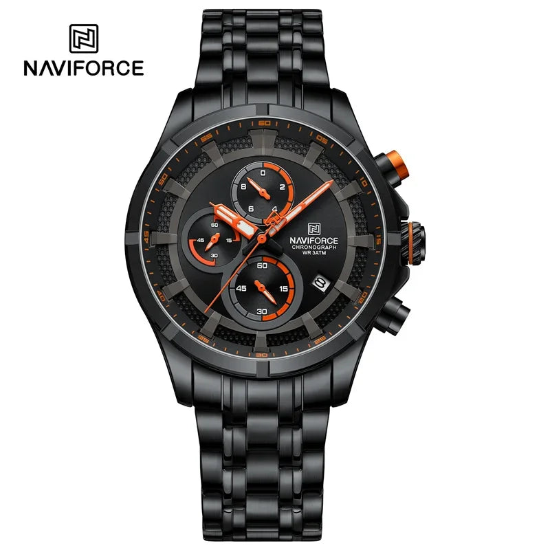 Fashion Watch for Men Original Sports Calendar Watch Waterproof Chronograph Quartz Wristwatch