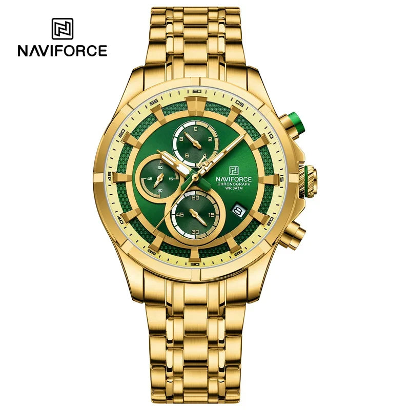 Fashion Watch for Men Original Sports Calendar Watch Waterproof Chronograph Quartz Wristwatch