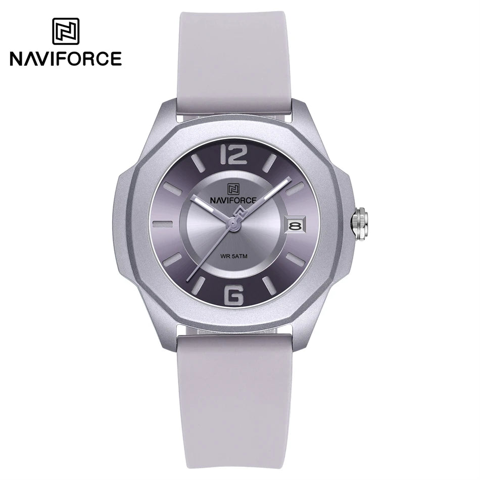 Ladies Watch For Women Silicone Strap Watch Quartz Wrist Watches for Women 5ATM Waterproof Casual Watch