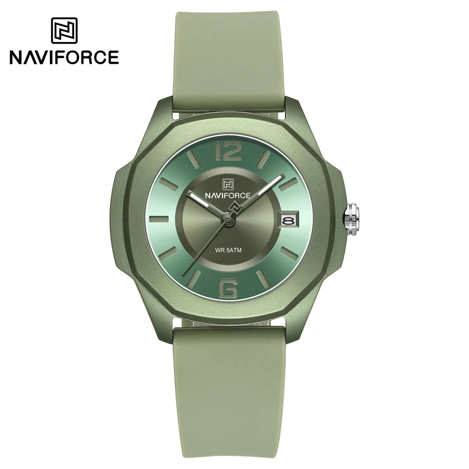 Ladies Watch For Women Silicone Strap Watch Quartz Wrist Watches for Women 5ATM Waterproof Casual Watch