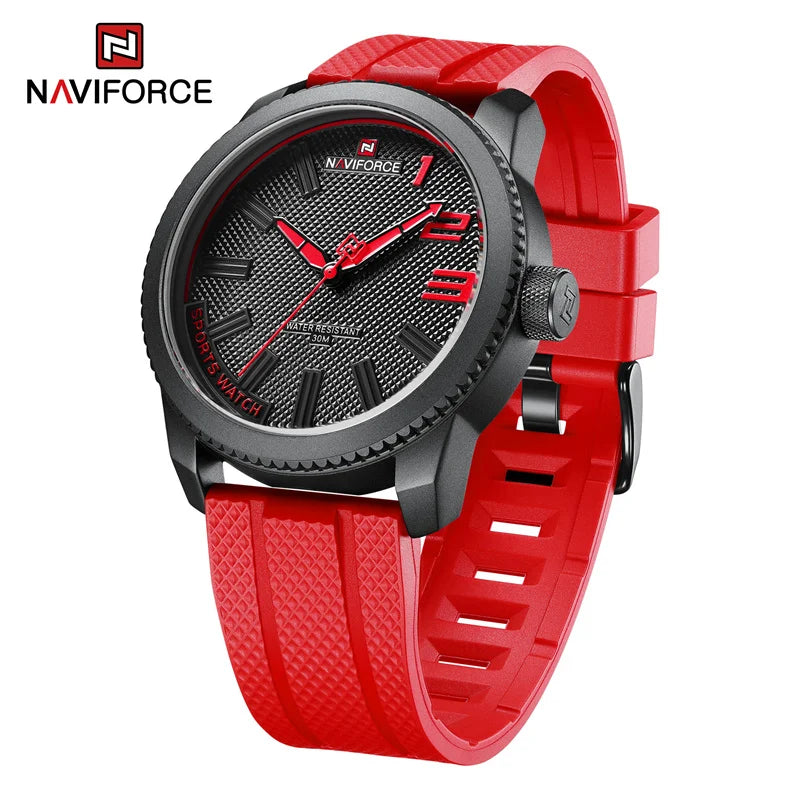 Silicone Strap Mens Watches Waterproof Sport Quartz Military Watch Men Watch