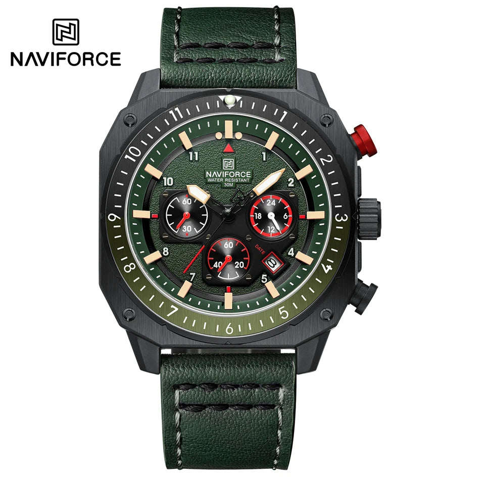 Men Business Quartz Watch Calendar Men Watches Leather Belt Men Waterproof Luminescence High Quality Watch