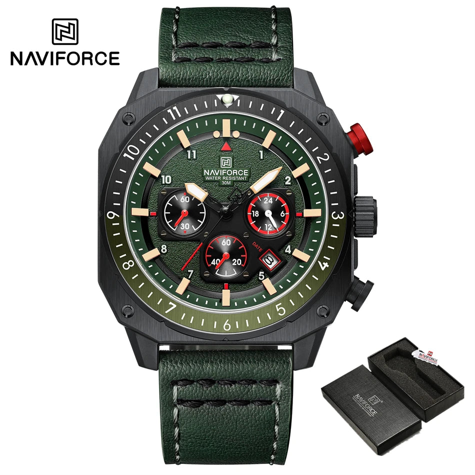 Men Business Quartz Watch Calendar Men Watches Leather Belt Men Waterproof Luminescence High Quality Watch