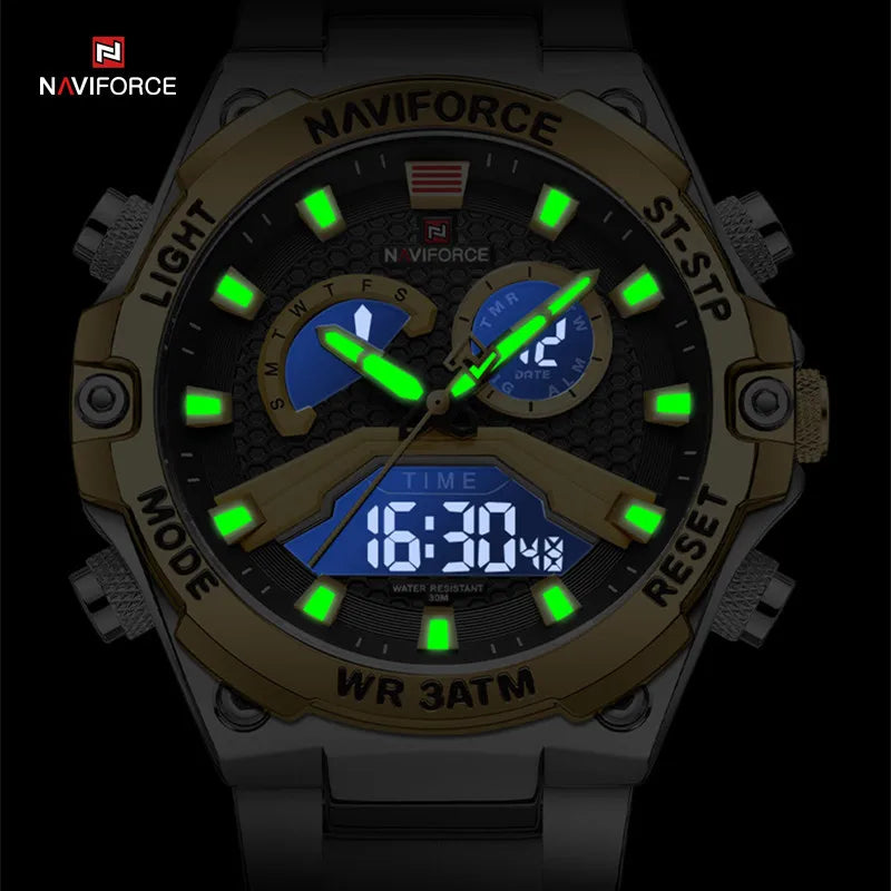 Men Watch Fashion Digital Military Sports Watches Quartz Wristwatch Men Luminous Waterproof Watch