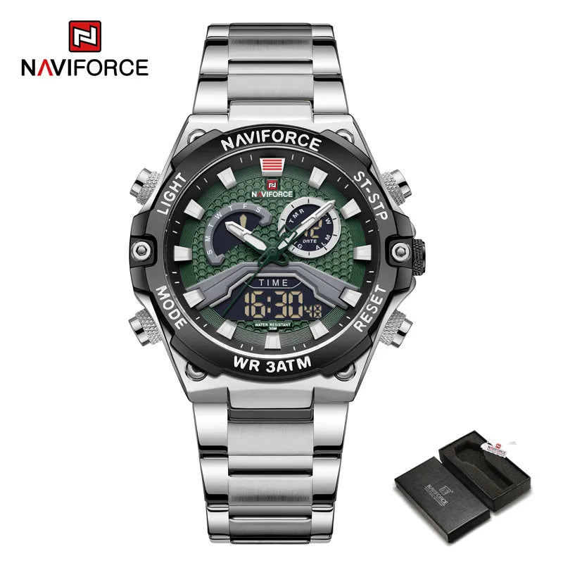 Men Watch Fashion Digital Military Sports Watches Quartz Wristwatch Men Luminous Waterproof Watch