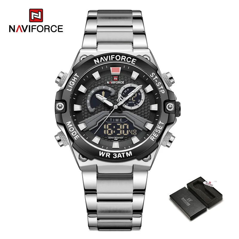 Men Watch Fashion Digital Military Sports Watches Quartz Wristwatch Men Luminous Waterproof Watch