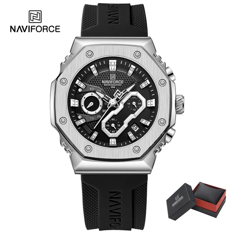 Men's Watch Fashion Sport Waterproof Couple Lovers Quartz Wristwatches Luminous Silicone Strap Watch