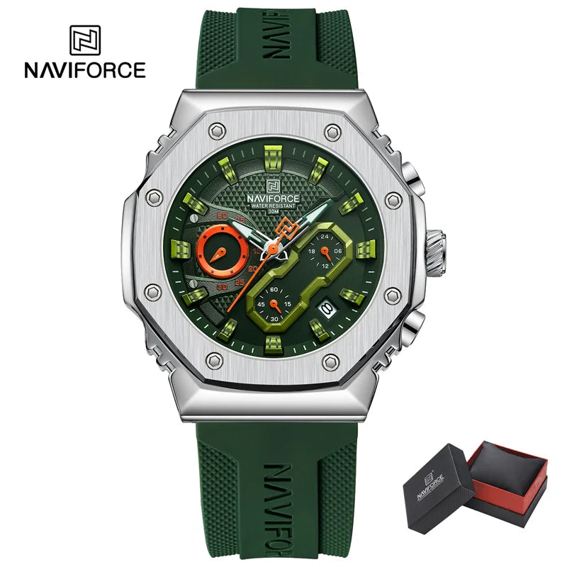 Men's Watch Fashion Sport Waterproof Couple Lovers Quartz Wristwatches Luminous Silicone Strap Watch