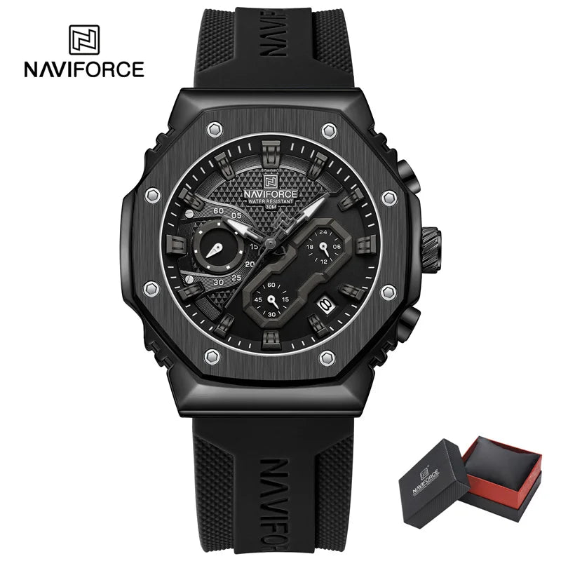 Men's Watch Fashion Sport Waterproof Couple Lovers Quartz Wristwatches Luminous Silicone Strap Watch