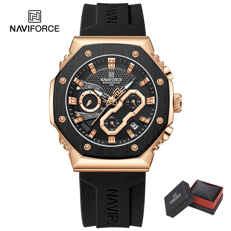 Men's Watch Fashion Sport Waterproof Couple Lovers Quartz Wristwatches Luminous Silicone Strap Watch