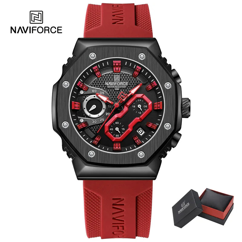 Men's Watch Fashion Sport Waterproof Couple Lovers Quartz Wristwatches Luminous Silicone Strap Watch