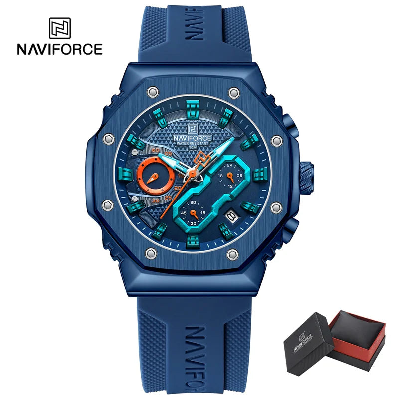 Men's Watch Fashion Sport Waterproof Couple Lovers Quartz Wristwatches Luminous Silicone Strap Watch