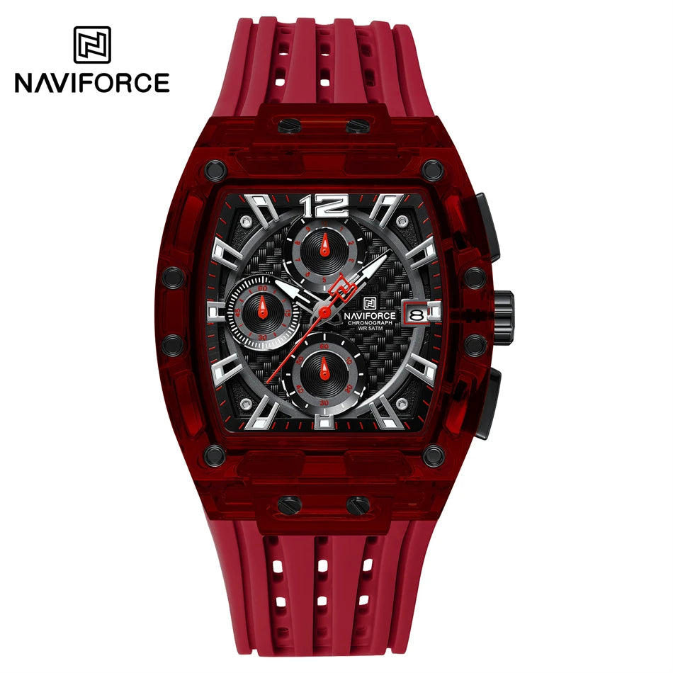 Men's Watch High Quality Quartz Fashion Watch Waterproof Silicone Watch for Men Luminous Date Sports Wristwatches