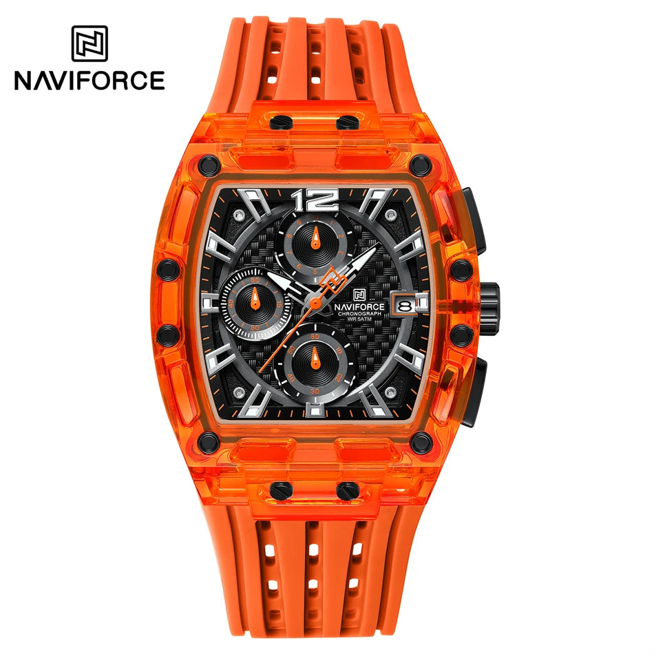 Men's Watch High Quality Quartz Fashion Watch Waterproof Silicone Watch for Men Luminous Date Sports Wristwatches