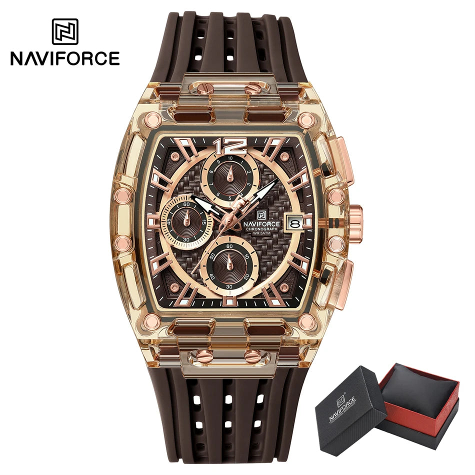 Men's Watch High Quality Quartz Fashion Watch Waterproof Silicone Watch for Men Luminous Date Sports Wristwatches