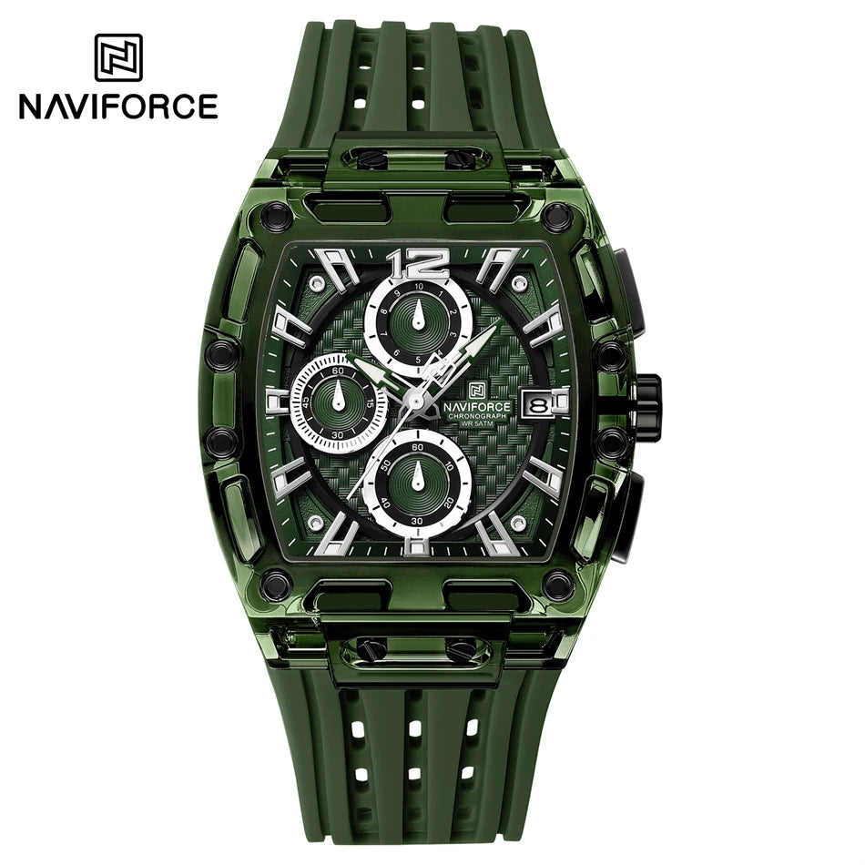 Men's Watch High Quality Quartz Fashion Watch Waterproof Silicone Watch for Men Luminous Date Sports Wristwatches