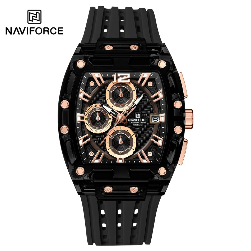 Men's Watch High Quality Quartz Fashion Watch Waterproof Silicone Watch for Men Luminous Date Sports Wristwatches