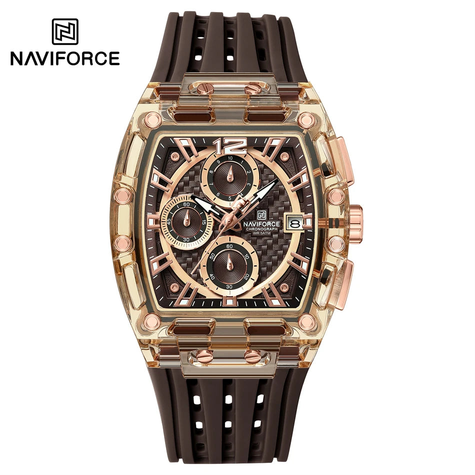 Men's Watch High Quality Quartz Fashion Watch Waterproof Silicone Watch for Men Luminous Date Sports Wristwatches