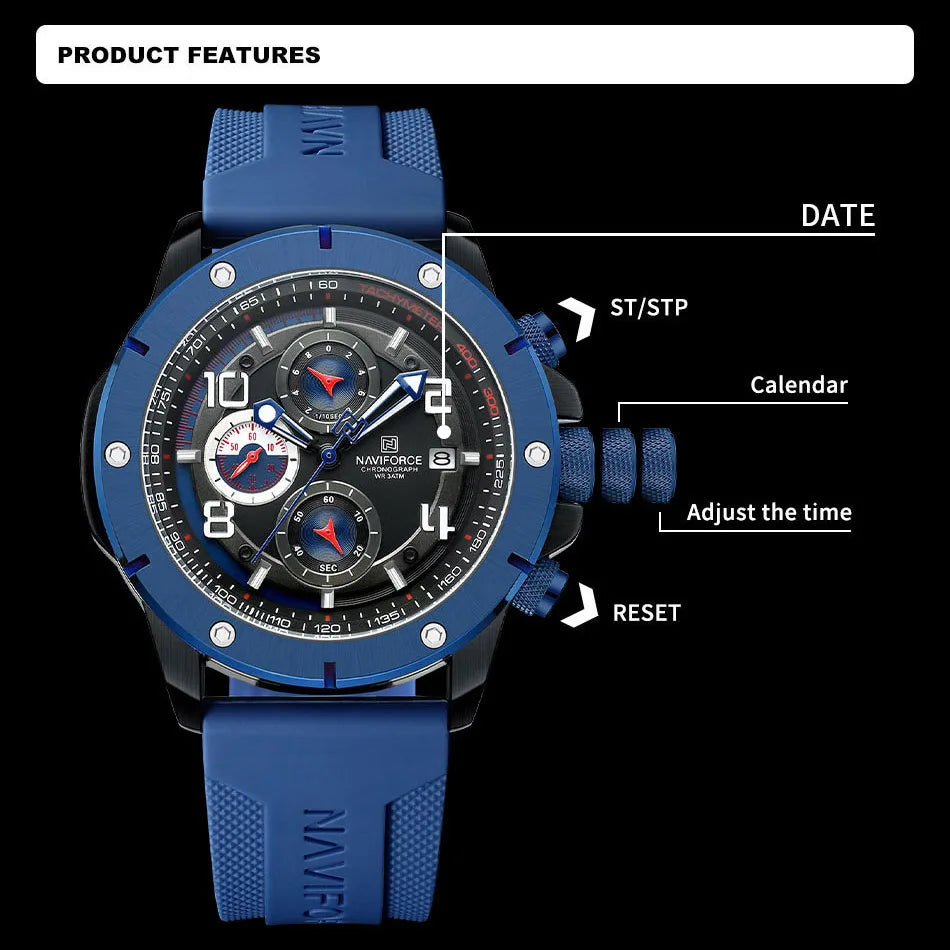 Men's Wristwatch Men Quartz Watches Business Watch Fashion Waterproof Luminous Watch