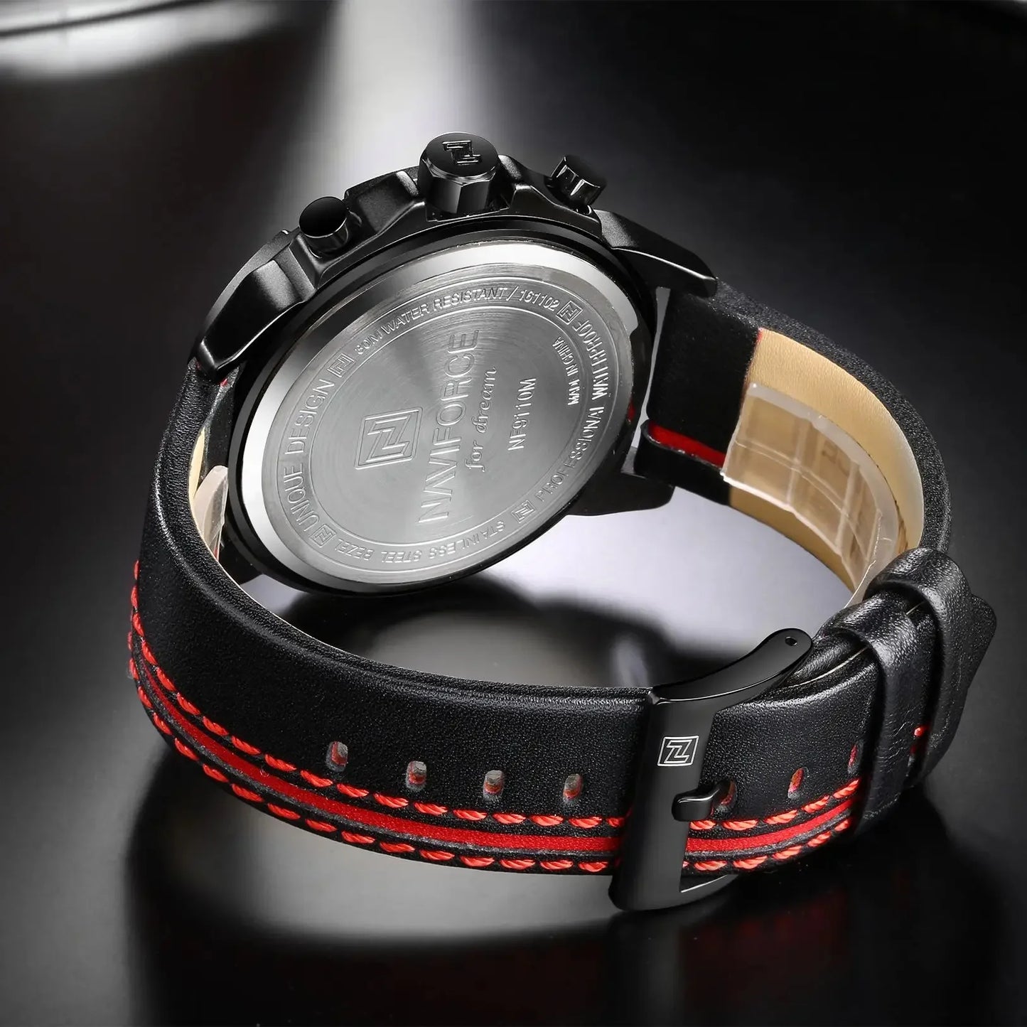 Mens Watches  Waterproof 24 Hour Date Quartz Watch Man Leather Sport Wrist Watch Men Waterproof Watch