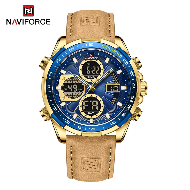 Military Watches for Men Luxury Sport Chronograph Alarm Wristwatch Waterproof Quartz Big Watch Digital Men Watch