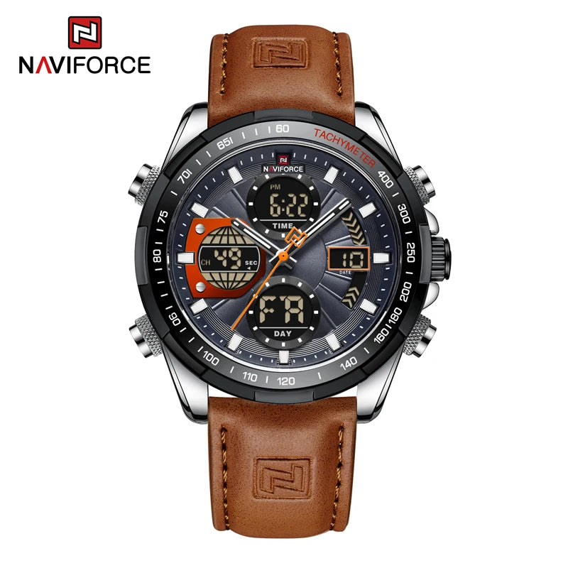 Military Watches for Men Luxury Sport Chronograph Alarm Wristwatch Waterproof Quartz Big Watch Digital Men Watch