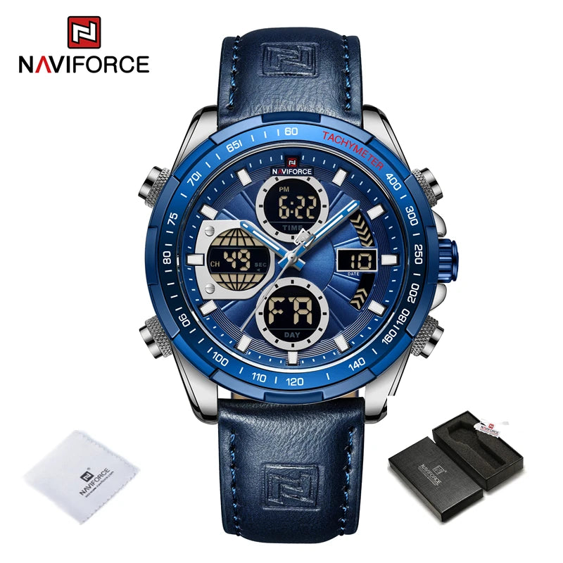 Military Watches for Men Luxury Sport Chronograph Alarm Wristwatch Waterproof Quartz Big Watch Digital Men Watch