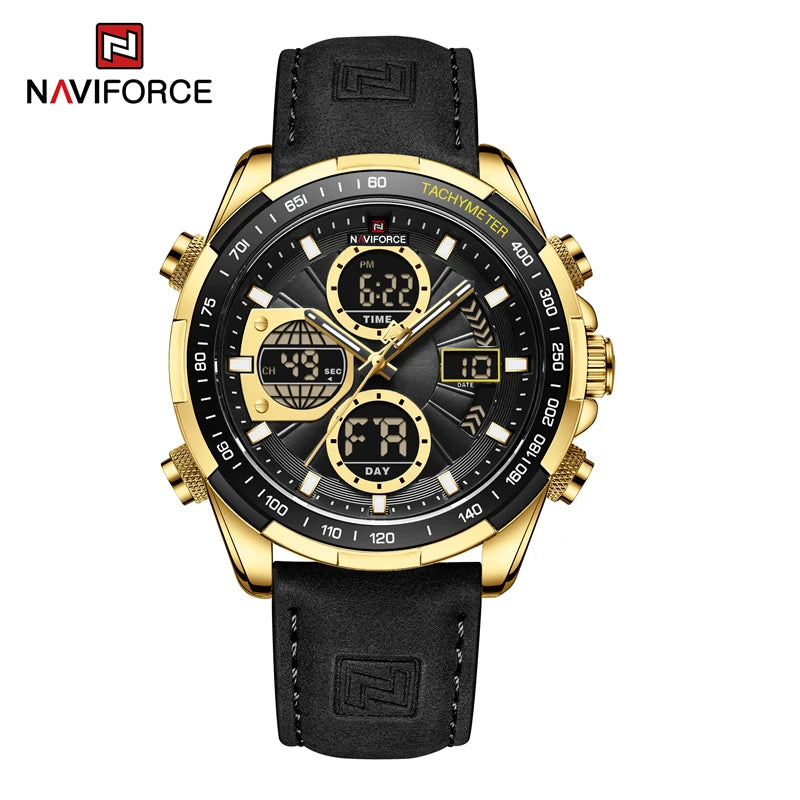 Military Watches for Men Luxury Sport Chronograph Alarm Wristwatch Waterproof Quartz Big Watch Digital Men Watch