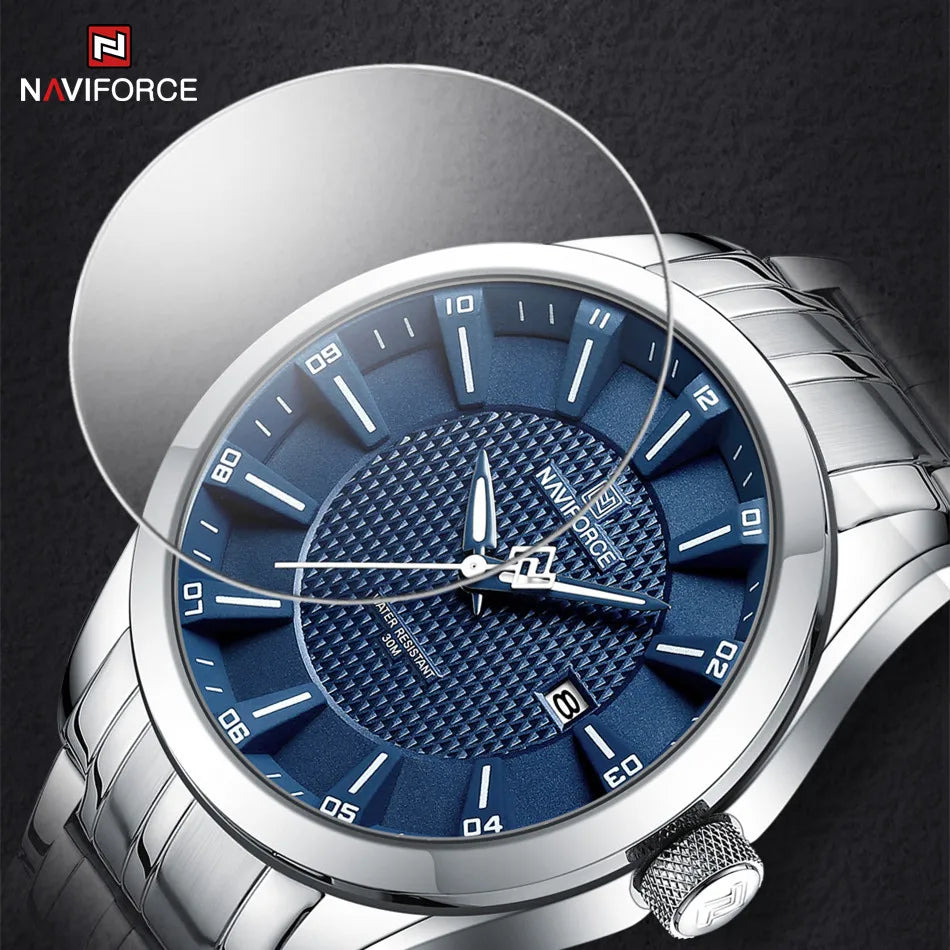 New Design Men Watches Simple Fashion Wristwatch Casual Male Quartz Stainless Steel Strap Watch